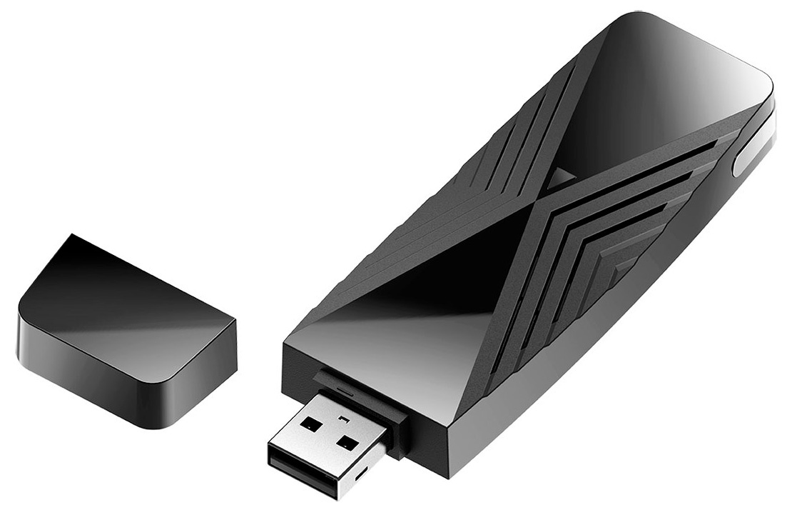 Сетевой адаптер Wi-Fi D-Link DWA-X1850 DWA-X1850/A1A AX1800 USB 3.0 (ант.внутр.) 2ант.