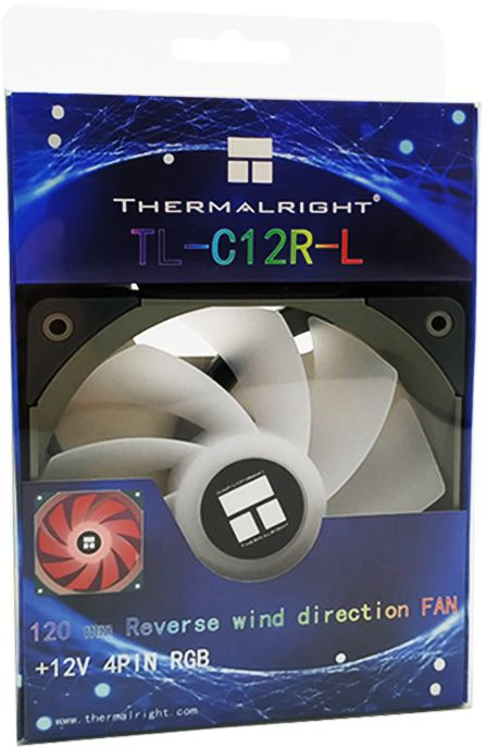 Вентилятор Thermalright TL-C12R-L RGB (Single) реверсивный 4-pin 25.6dB 135gr Ret (TL-C12R-L)