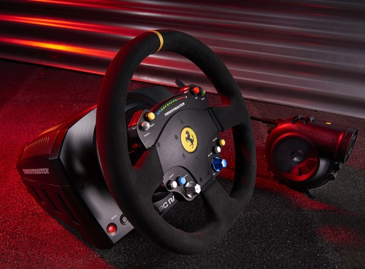 Руль ThrustMaster TS-PC RACER FERRARI 488 Challenge 13кноп. черный