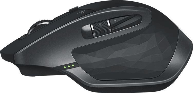 Мышь Logitech MX Master 2S черный/серый оптическая (4000dpi) беспроводная BT/Radio USB (5but)