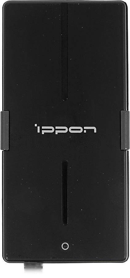 Блок питания Ippon S65U автоматический 65W 15V-19.5V 11-connectors 3.5A 1xUSB 2.1A от бытовой электросети LED индикатор