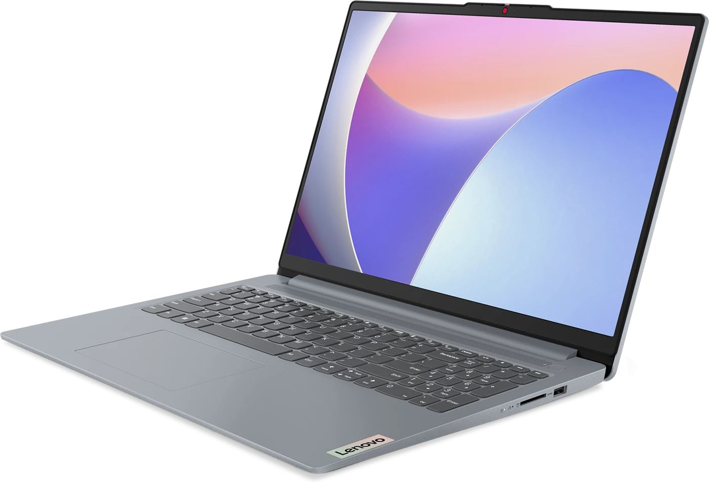 Ноутбук Lenovo IdeaPad Slim 3 16IRU8 Core i7 1355U 16Gb SSD512Gb Intel Iris Xe graphics 16" IPS WUXGA (1920x1200) noOS grey WiFi BT Cam (82X80005RK)