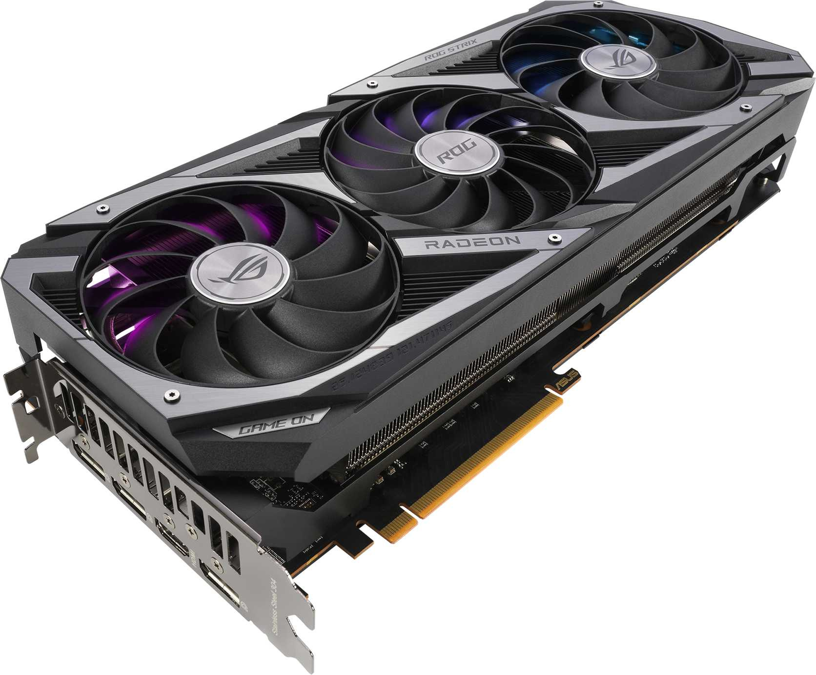 Видеокарта Asus PCI-E 4.0 ROG-STRIX-RX6700XT-O12G-GAMING AMD Radeon RX 6700XT 12Gb 192bit GDDR6 2548/16000 HDMIx1 DPx3 HDCP Ret