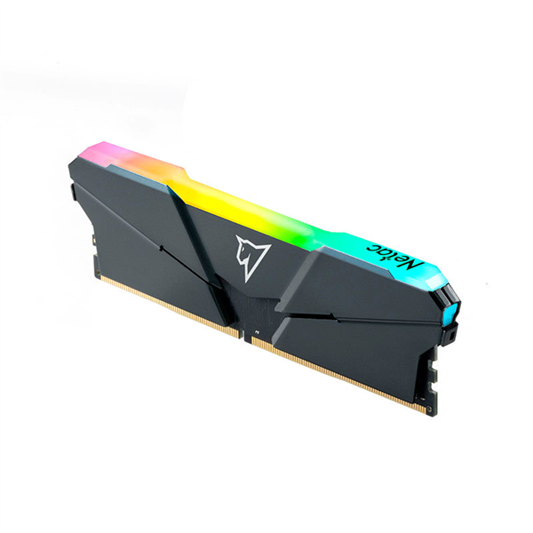 Модуль памяти Netac Shadow RGB DDR4-3200 32GB (16GB x 2) C16 Grey U-DIMM 288-Pin DDR4 / PC PC4-25600 16-20-20-40 1.35V XMP RGB Радиатор