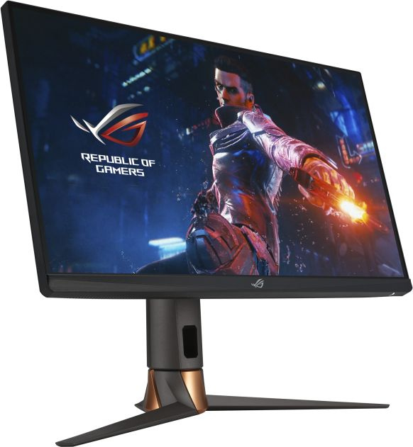 Монитор Asus 27" ROG Swift PG27UQR черный IPS LED 16:9 HDMI полуматовая HAS Piv 600cd 178гр/178гр 3840x2160 120Hz DP WQ USB 7.4кг