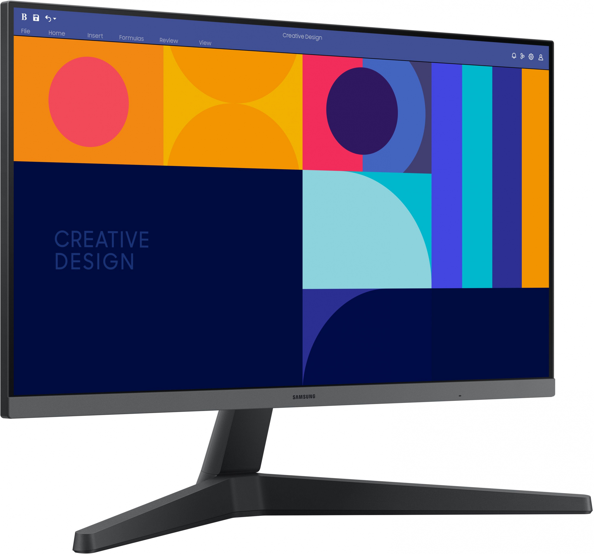 Монитор Samsung 24" S24C330GAI черный IPS LED 1ms 16:9 HDMI полуматовая 250cd 178гр/178гр 1920x1080 100Hz FreeSync DP WQ USB 2.9кг