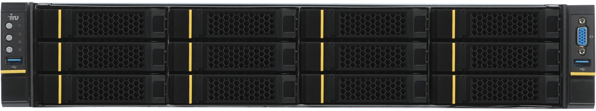 Сервер IRU Rock c2212p 2x5220 4x32Gb 2x480Gb SSD SATA С621 AST2500 2x10Gb/s SFP+ 2x800W w/o OS (2031684)