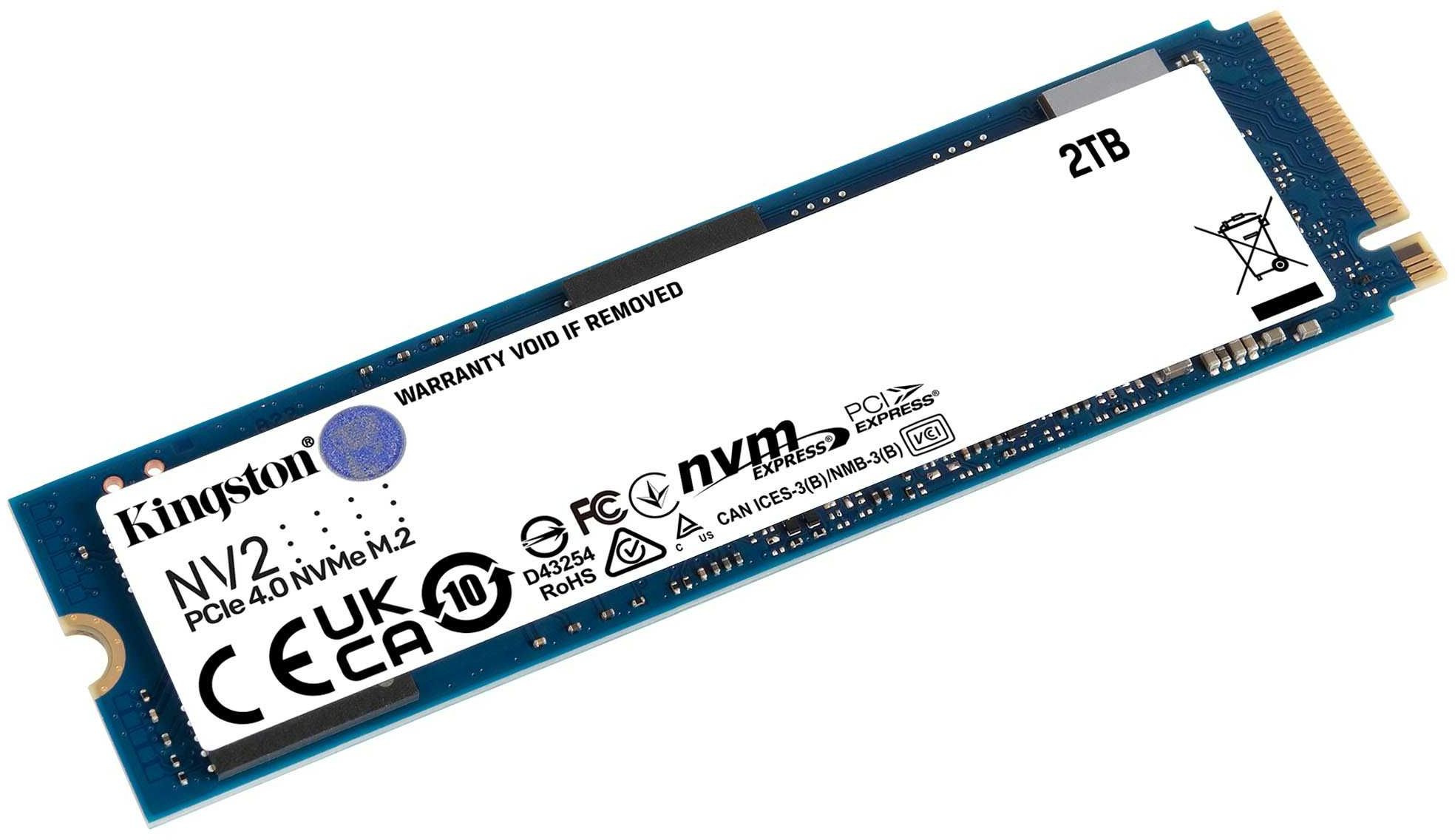 Накопитель SSD Kingston PCIe 4.0 x4 2TB SNV2S/2000G NV2 M.2 2280