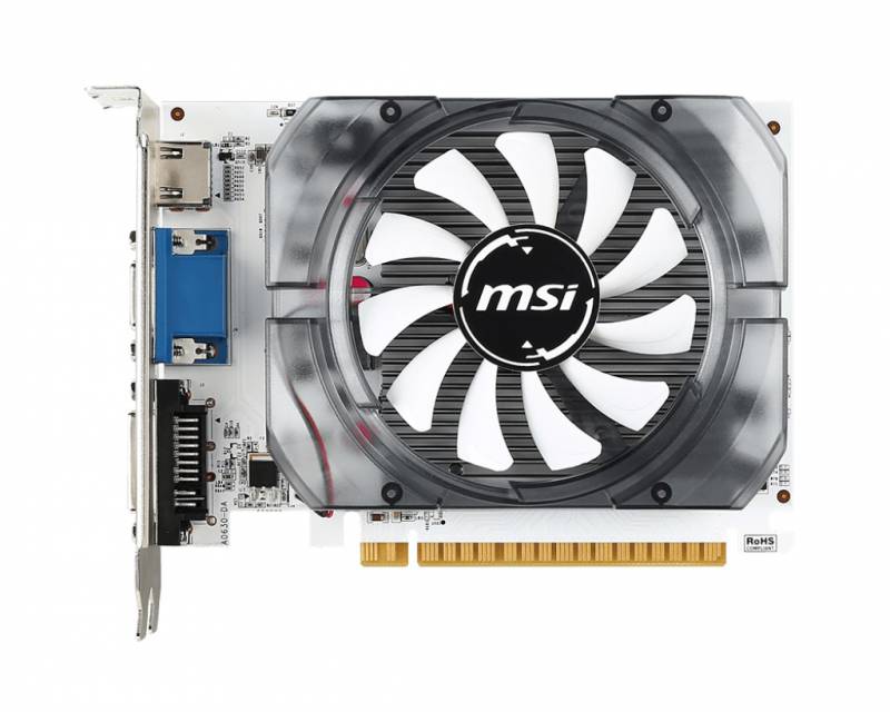 Видеокарта MSI PCI-E N730-4GD3V2 nVidia GeForce GT 730 4096Mb 128bit DDR3 700/1000 DVIx1/HDMIx1/CRTx1/HDCP Ret