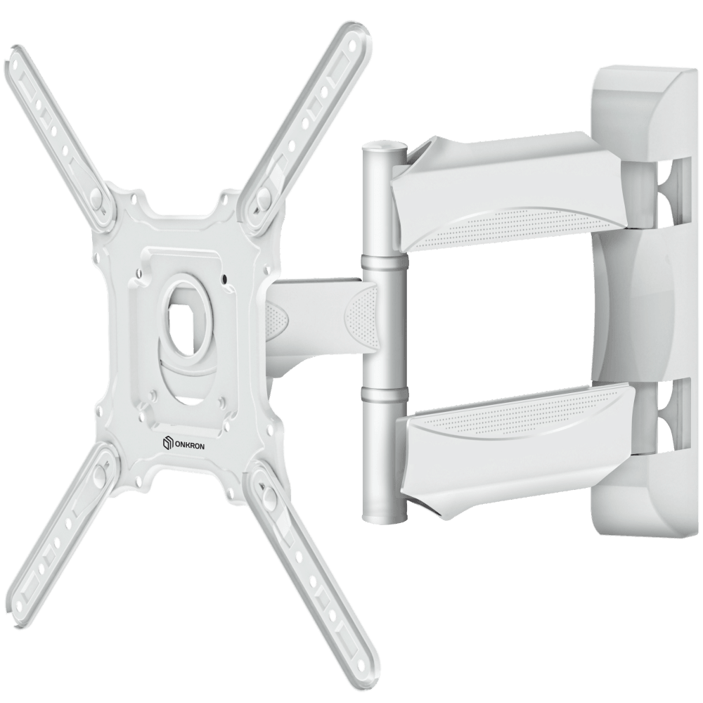 Наклонно-поворотный кронштейн ONKRON M4 белый
