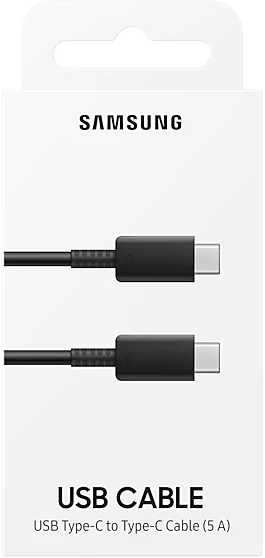 Кабель Samsung EP-DN975BBRGRU USB Type-C (m)-USB Type-C (m) 1м черный (упак.:1шт)