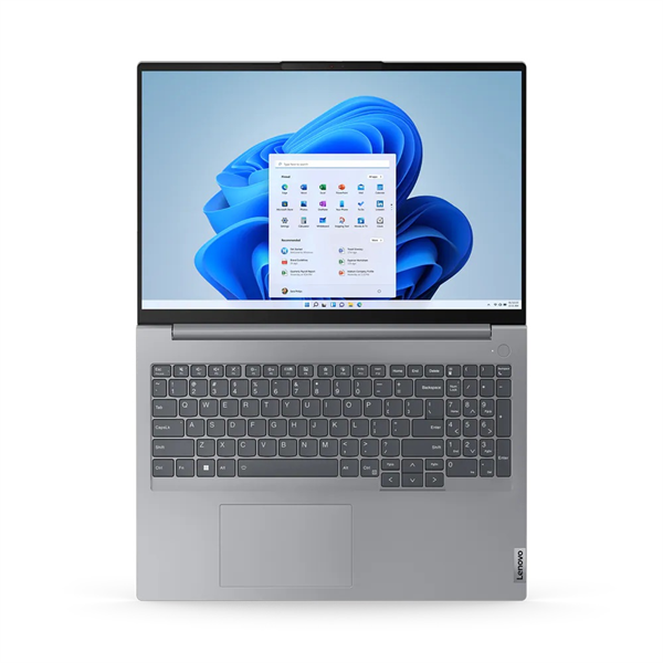 Ноутбук Lenovo ThinkBook 16 G6 IRL 16" WUXGA (1920x1200) IPS AG 300N, i5-1335U 1.3GHz, 1x8GB DDR5 5200, 256GB SSD M.2, Intel UHD, WiFi 6, BT, FPR, FHD Cam, 45Wh, 65W USB-C Slim, Win 11 Pro, 1Y, 1.7kg