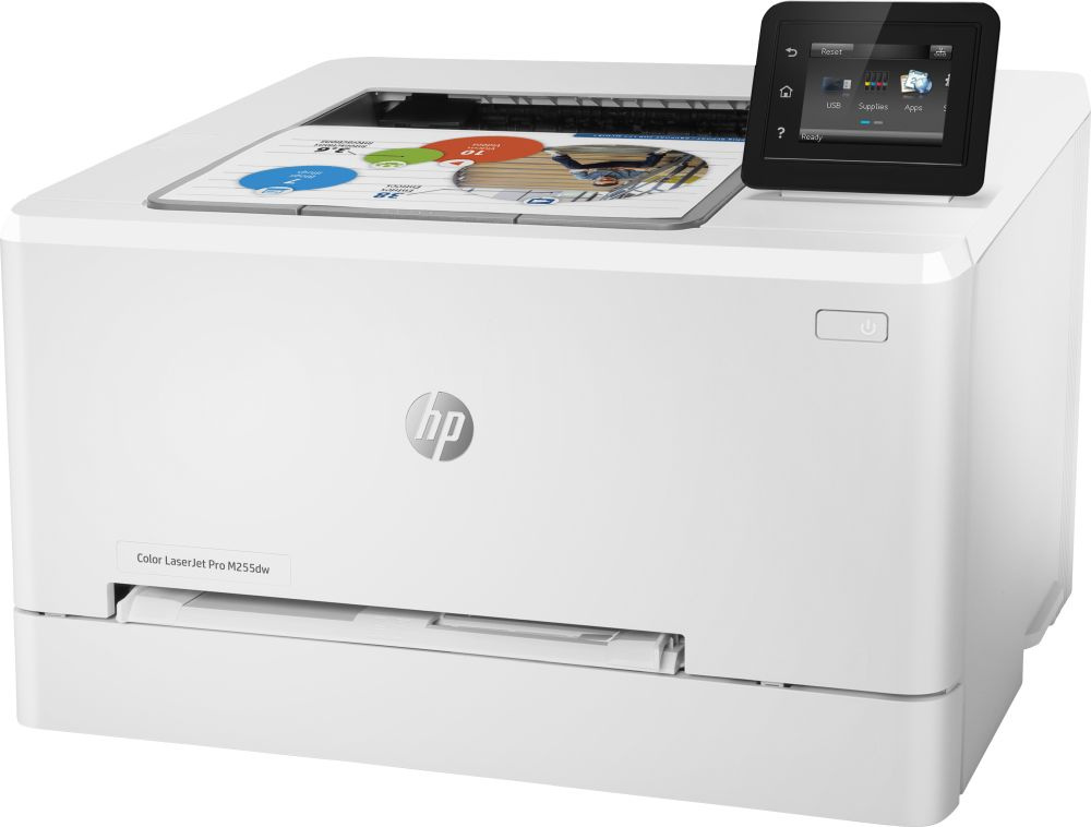 Принтер лазерный HP Color LaserJet Pro M255dw (7KW64A) A4 Duplex Net WiFi белый