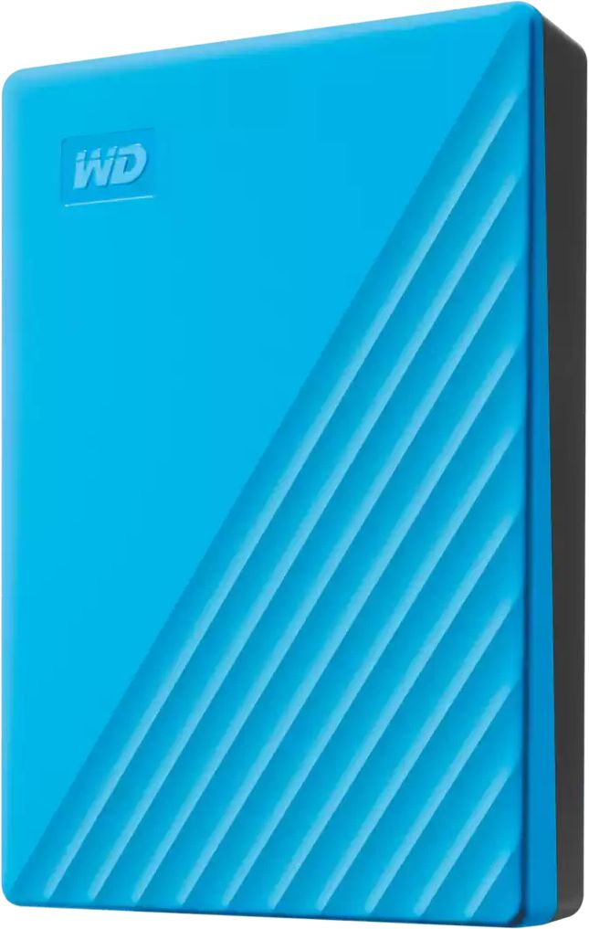 Жесткий диск WD USB 3.0 4Tb WDBPKJ0040BBL-WESN My Passport 2.5" голубой