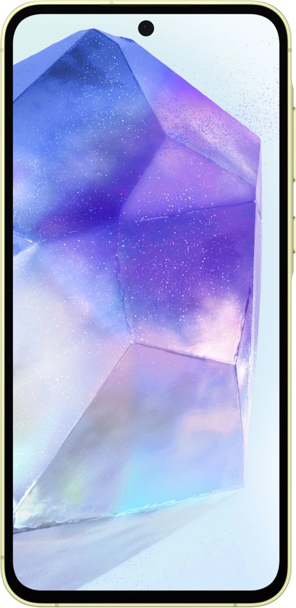 Смартфон Samsung SM-A556E Galaxy A55 5G 128Gb 8Gb желтый моноблок 3G 4G 2Sim 6.6" 1080x2340 Android 14 50Mpix 802.11 a/b/g/n/ac/ax NFC GPS GSM900/1800 GSM1900 TouchSc Protect microSD max1024Gb