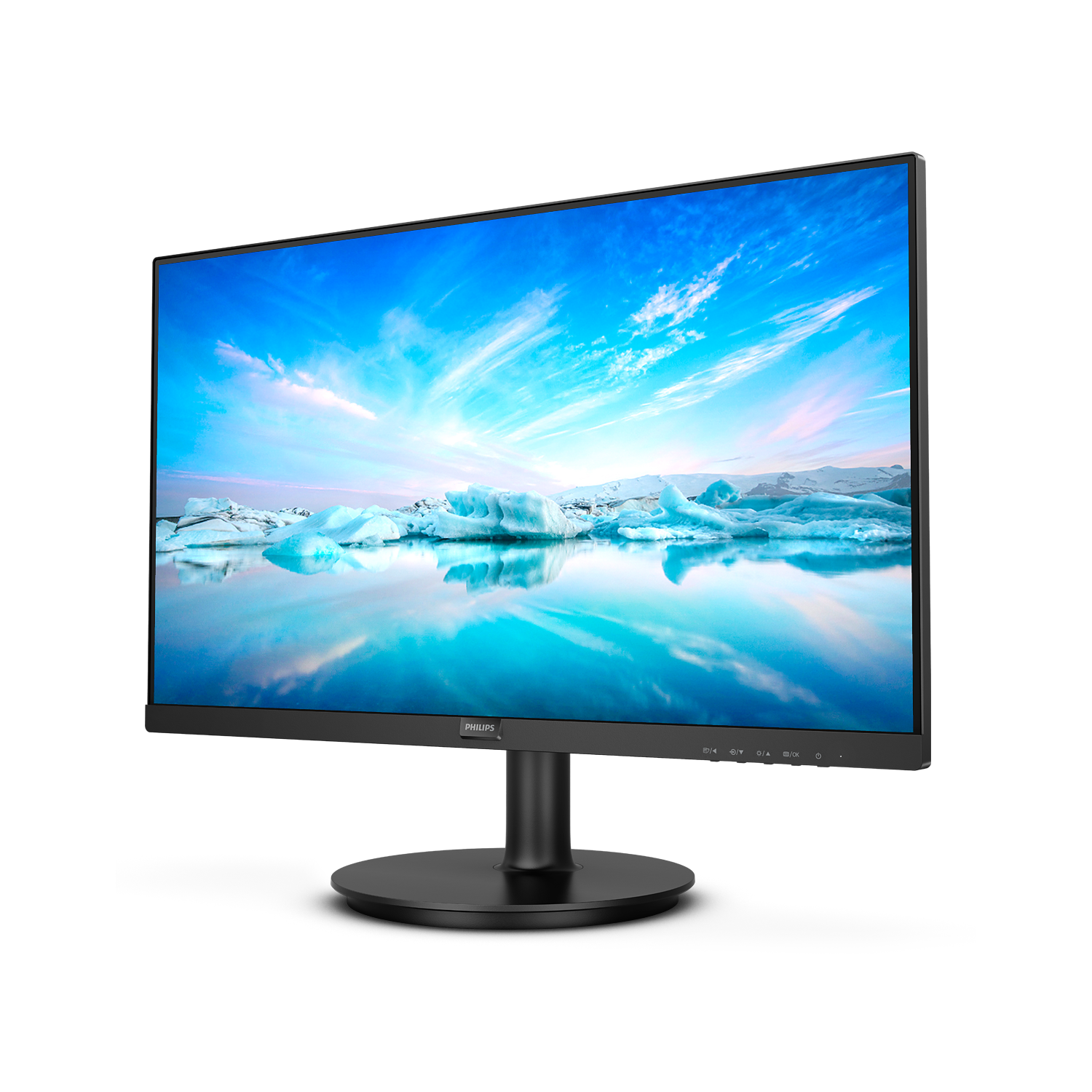 Монитор LCD 23.8'' [16:9] 1920х1080(FHD) VA, nonGLARE, 75 Hz, 250 cd/m2, H178°/V178°, 3000:1, 16.7M, 4ms, VGA, HDMI, Tilt, 3Y, Black