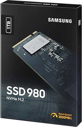 Накопитель SSD Samsung PCIe 3.0 x4 1TB MZ-V8V1T0BW 980 M.2 2280