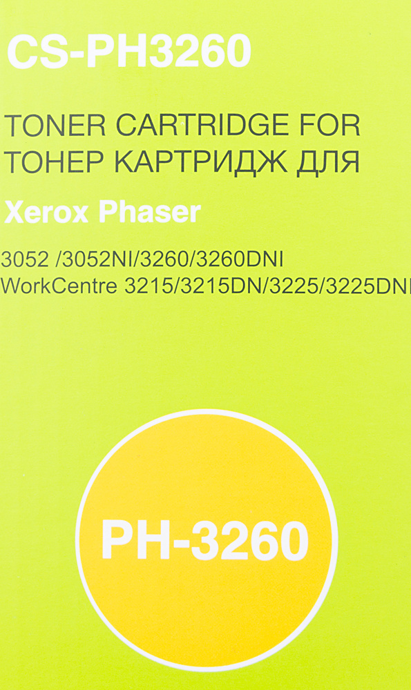 Картридж лазерный Cactus CS-PH3260 106R02778 черный (3000стр.) для Xerox Phaser 3052/3260/WC 3215/3225