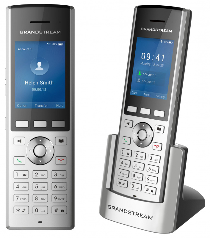 Телефон IP Grandstream WP820 серебристый