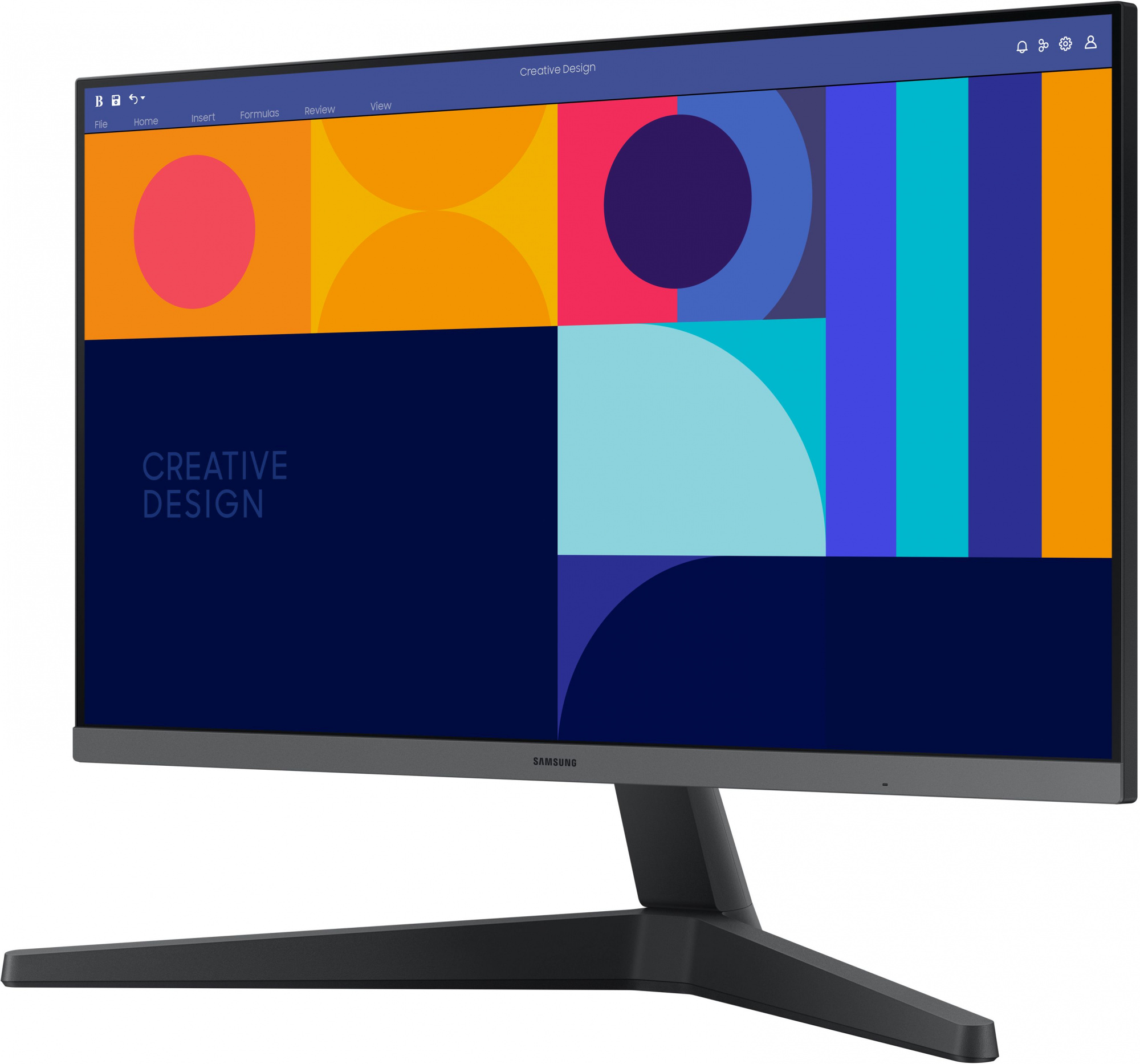 Монитор Samsung 24" S24C330GAI черный IPS LED 1ms 16:9 HDMI полуматовая 250cd 178гр/178гр 1920x1080 100Hz FreeSync DP WQ USB 2.9кг