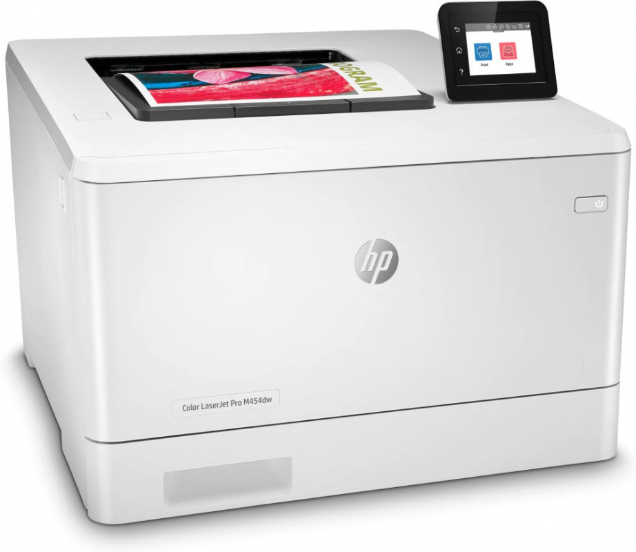 Принтер лазерный HP Color LaserJet Pro M454dw (W1Y45A) A4 Duplex Net WiFi белый