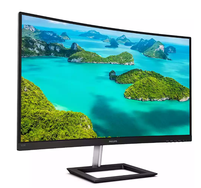 Монитор 31,5" Philips 325E1C изогнутый 2560 x 1440 75Гц VA W-LED 16:9 4ms(GtG) VGA HDMI DP 50M:1 3000:1 178/178 250cd Tilt Black