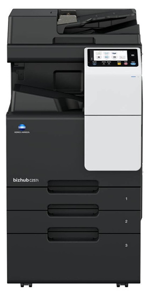 Konica Minolta МФУ bizhub C257i (A3, цветное, 25 ppm, без крышки и ADF, без тумбы, без картриджей, без кабеля питания, запуск только инженером платно)