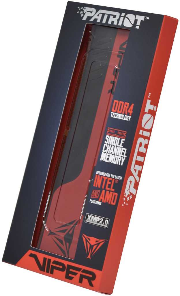 Память DDR4 16Gb 3200MHz Patriot PVE2416G320C8 Viper Elite II RTL Gaming PC4-25600 CL18 DIMM 288-pin 1.35В с радиатором Ret