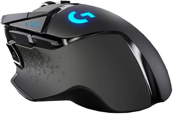 Мышь Logitech G502 Lightspeed черный оптическая (25600dpi) беспроводная USB (9but)