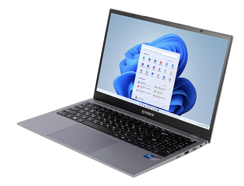 Ноутбук IRBIS 15NBP3512L 15.6" FHD (1920x1080) IPS 300cd,Core i7-1255U,16Gb DDR4-3200(1),512Gb SSD,4G LTE,Wi-Fi 6+BT 5,5300mAh,Metal case,Kbd Backlit,FPS,TPM 2.0,1.77kg,Grey,3y warranty,Win11Pro