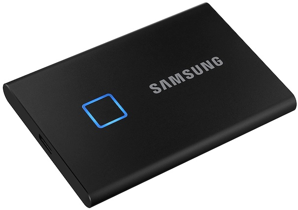 Тведотельный накопитель SSD Samsung T7 External 1Tb (1024GB) BLACK TOUCH USB 3.2 (MU-PC1T0K/WW)