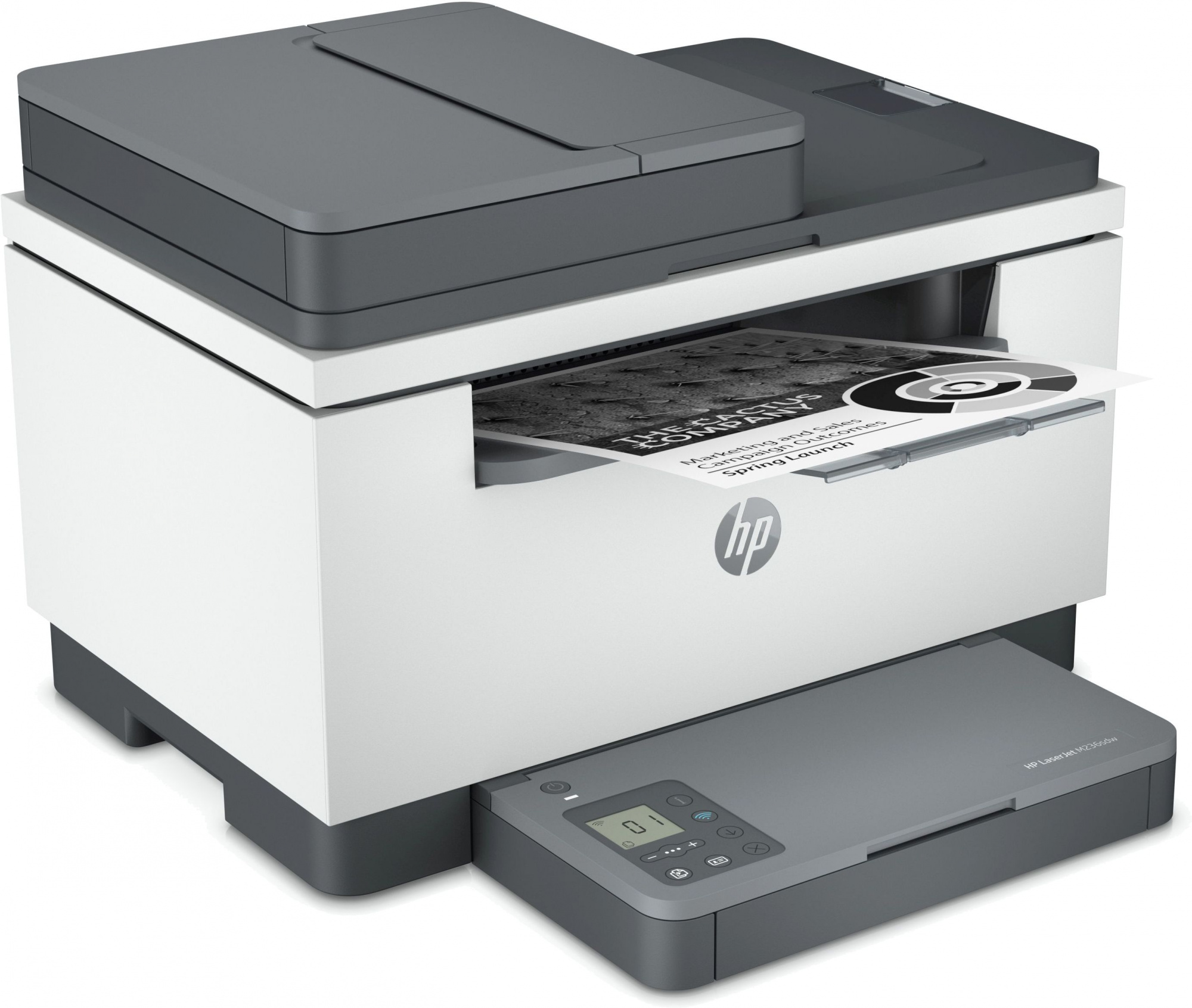 МФУ лазерный HP LaserJet M236sdw (9YG09A) A4 Duplex WiFi белый/серый