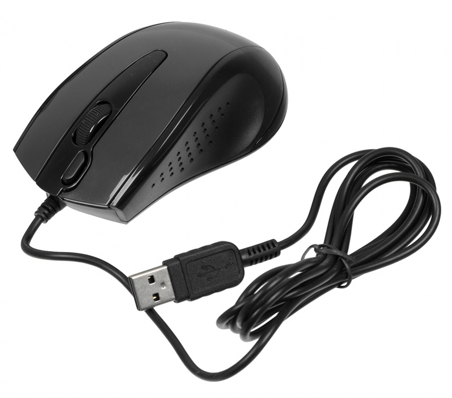 Мышь A4Tech V-Track Padless N-500F черный оптическая (1200dpi) USB (4but)