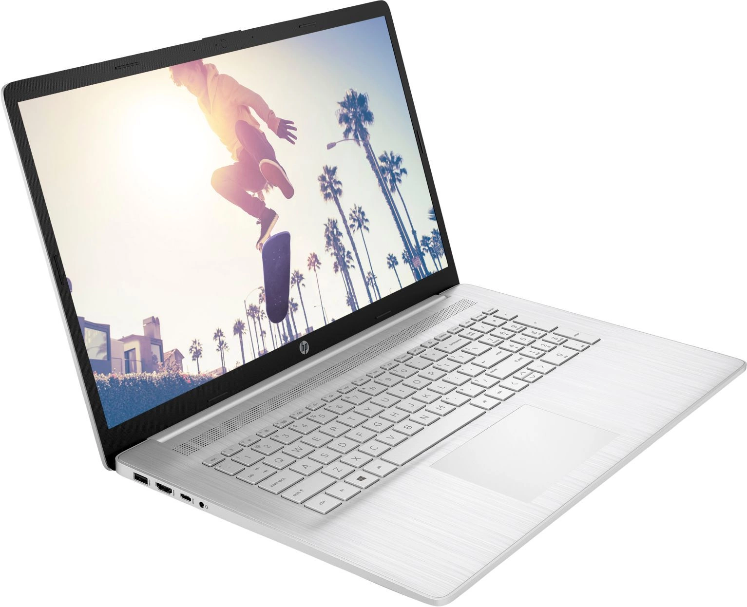 Ноутбук HP 17-cn3159mg Core i5 1334U 16Gb SSD512Gb Intel Iris Xe graphics 17.3" IPS FHD (1920x1080) Free DOS silver WiFi BT Cam (9Q9K0EA)