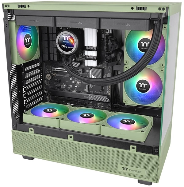 Вентилятор Thermaltake CT120 EX Sync Matcha зеленый Ret (CL-F196-PL12MG-A)