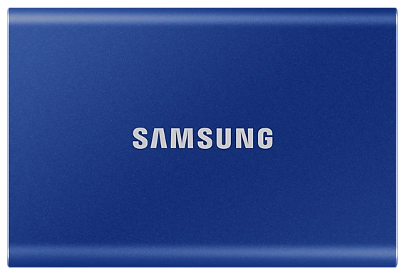 Твердотельный накопитель SSD Samsung T7 Touch External 500Gb BLUE USB 3.2 (MU-PC500H/WW) 1year