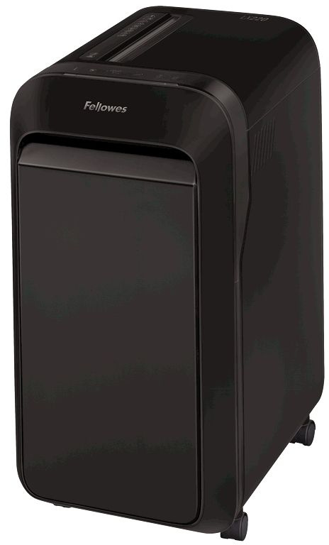 Шредер Fellowes PowerShred LX220 черный (секр.P-4) перекрестный 20лист. 30лтр. скрепки скобы пл.карты