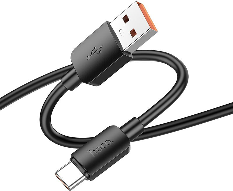 Кабель Hoco X96 Hyper X96 HYPER 100W TYPE-C USB (m)-USB Type-C (m) 1м черный коробка