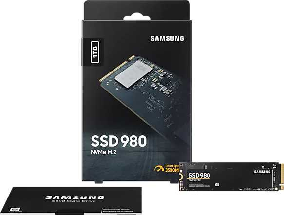 Накопитель SSD Samsung PCIe 3.0 x4 1TB MZ-V8V1T0BW 980 M.2 2280