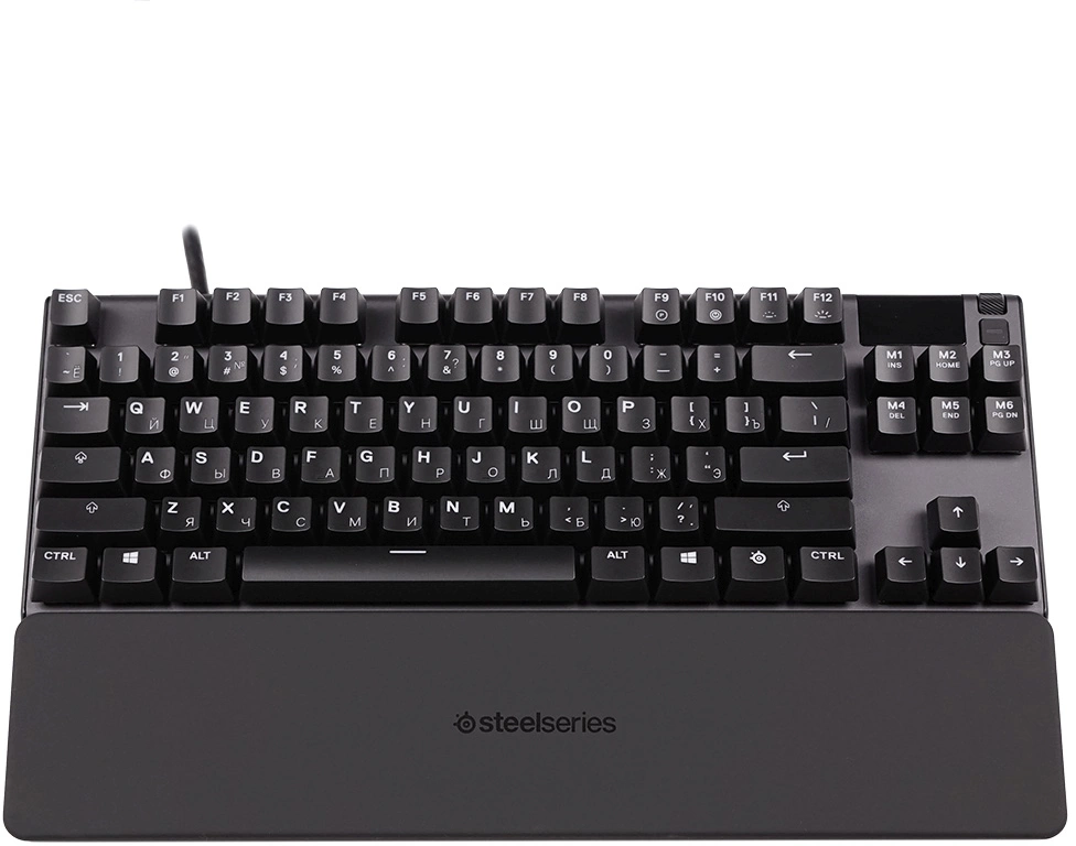 Клавиатура Steelseries Apex Pro TKL (2023) механическая черный USB for gamer LED (подставка для запястий) (64856)