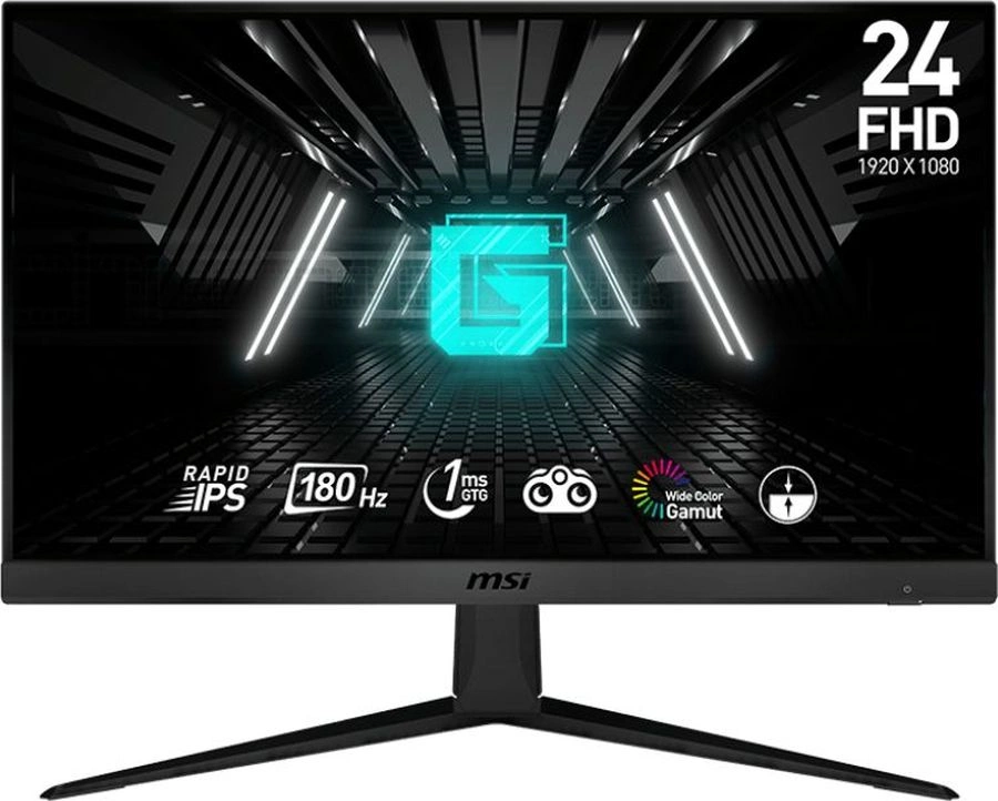 Монитор MSI 23.8" G2412F черный IPS LED 16:9 HDMI матовая 300cd 178гр/178гр 1920x1080 180Hz DP FHD 4.2кг