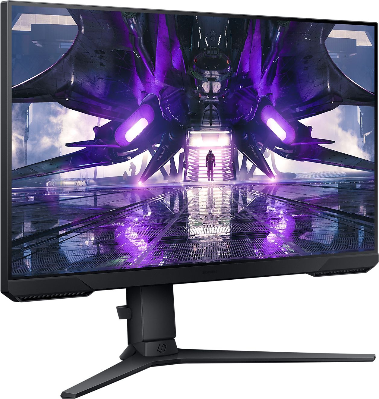 Монитор Samsung 24" Odyssey G3 S24AG320NI черный VA LED 1ms 16:9 HDMI полуматовая HAS Piv 250cd 178гр/178гр 1920x1080 165Hz FreeSync Premium DP 4.5кг