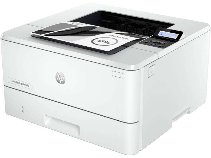 Лазерный монохромный принтер HP LaserJet Pro 4003dn (A4, 1200dpi,40 ppm, 256 Mb, 2tray 100+250,Duplex, USB2.0/GigEth, PS3 , ePrint, AirPrint,  cartridge 1500  pages in box, repl. W1A53A)