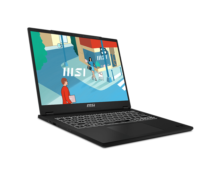 Ноутбук MSI Modern 14 H D13MG-090RU Core i5 13420H 16Gb SSD512Gb Intel UHD Graphics 14" IPS FHD+ (1920x1200) Windows 11 Professional black WiFi BT Cam (9S7-14L112-090)