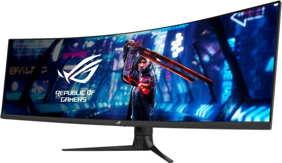 Монитор Asus 49" ROG Strix XG49WCR черный VA LED 1ms 32:9 HDMI матовая HAS Piv 450cd 178гр/178гр 5120x1440 165Hz DP 5K USB 14.92кг