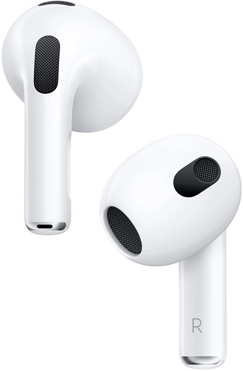 Гарнитура вкладыши Apple AirPods 3 A2565/A2564/A2897 Lightning белый беспроводные bluetooth в ушной раковине (MPNY3CH/A)