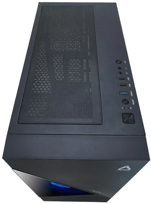 Корпус Azza Eclipse черный без БП ATX 9x120mm 5x140mm 2xUSB2.0 1xUSB3.0 audio bott PSU