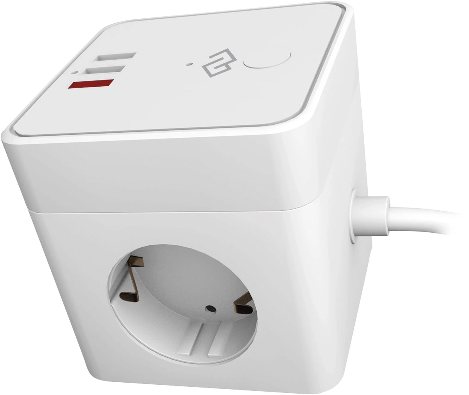 Умная розетка Digma DiPlug Cube 1 EU Wi-Fi белый (DPC13S)