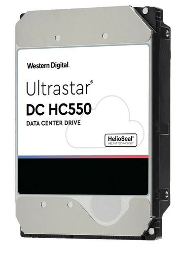 Жесткий диск Western Digital Ultrastar DC HС550 HDD 3.5" SATA 18Tb, 7200rpm, 512MB buffer, 512e  (0F38459), 1 year