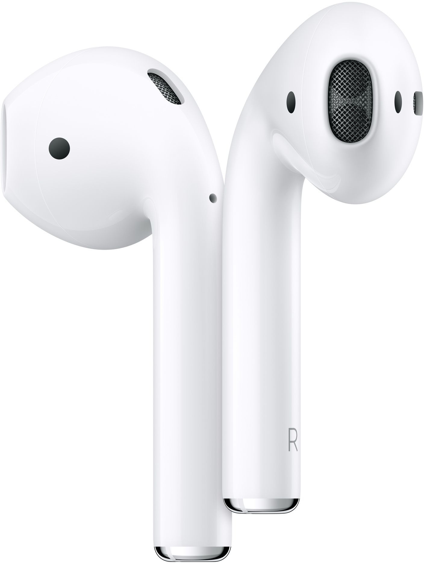 Гарнитура вкладыши Apple AirPods 2 A2032,A2031,A1602 белый беспроводные bluetooth в ушной раковине (MV7N2AM/A)